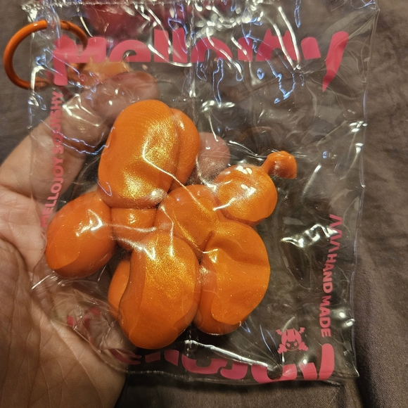 Other - Orange Balloon Dog Keychain
